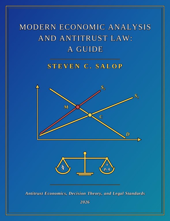 Front cover of Modern Economic Analysis and Antitrust Law: A Guide